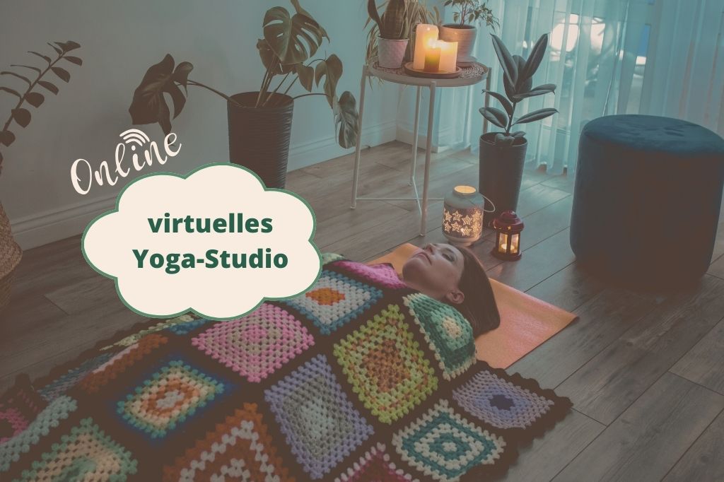 virtuelles Yogastudio achtsamen Yogaübungen