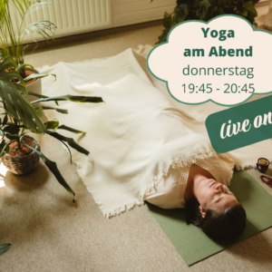 Yoga live online von zu Hause aus