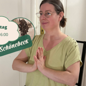 krankenkassen-zertifiziertes Yoga auf dem Stuhl in Schönebeck