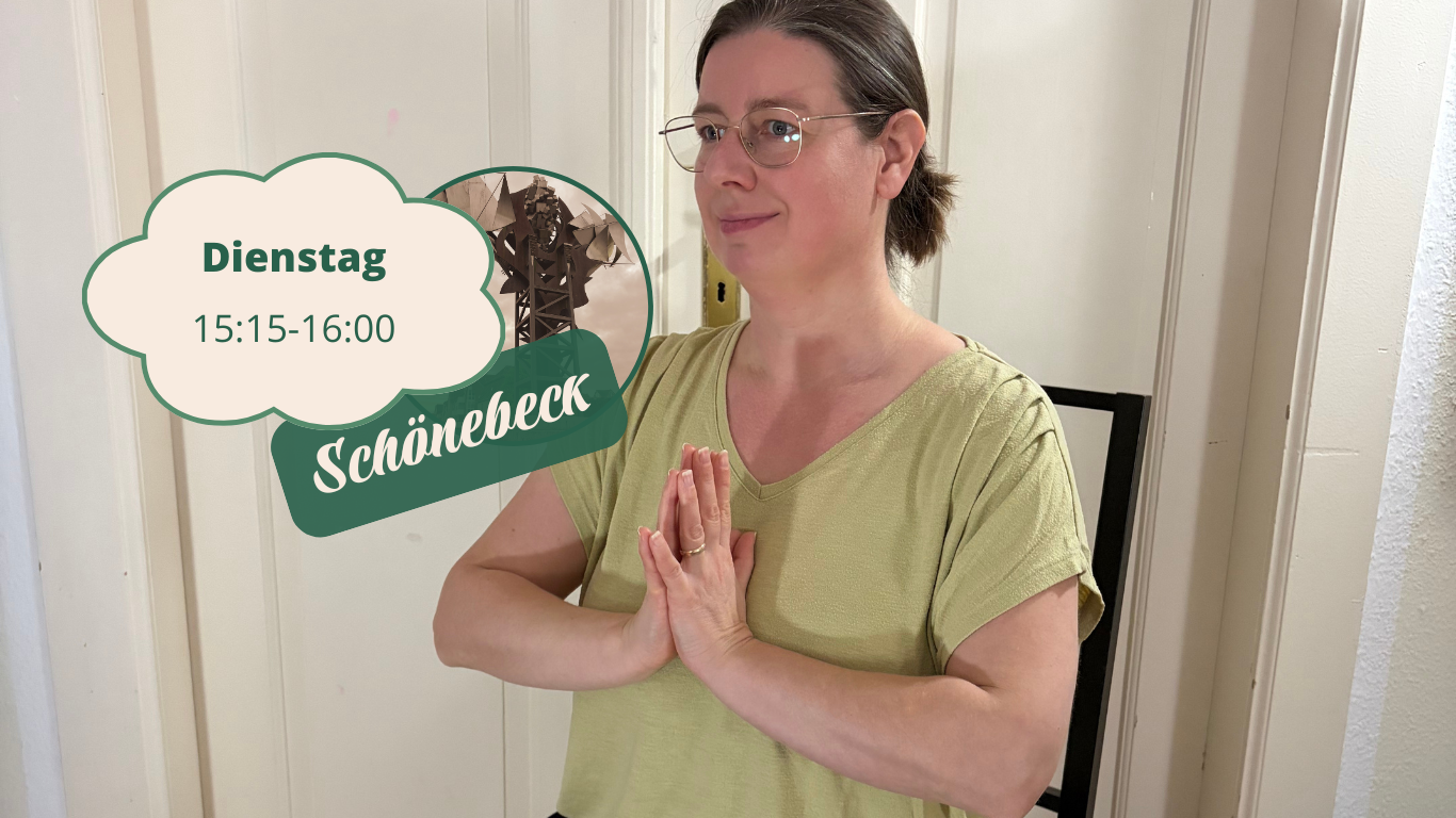 Mehr über den Artikel erfahren Hatha Yoga auf dem Stuhl in Schönebeck – Schnupperstunde