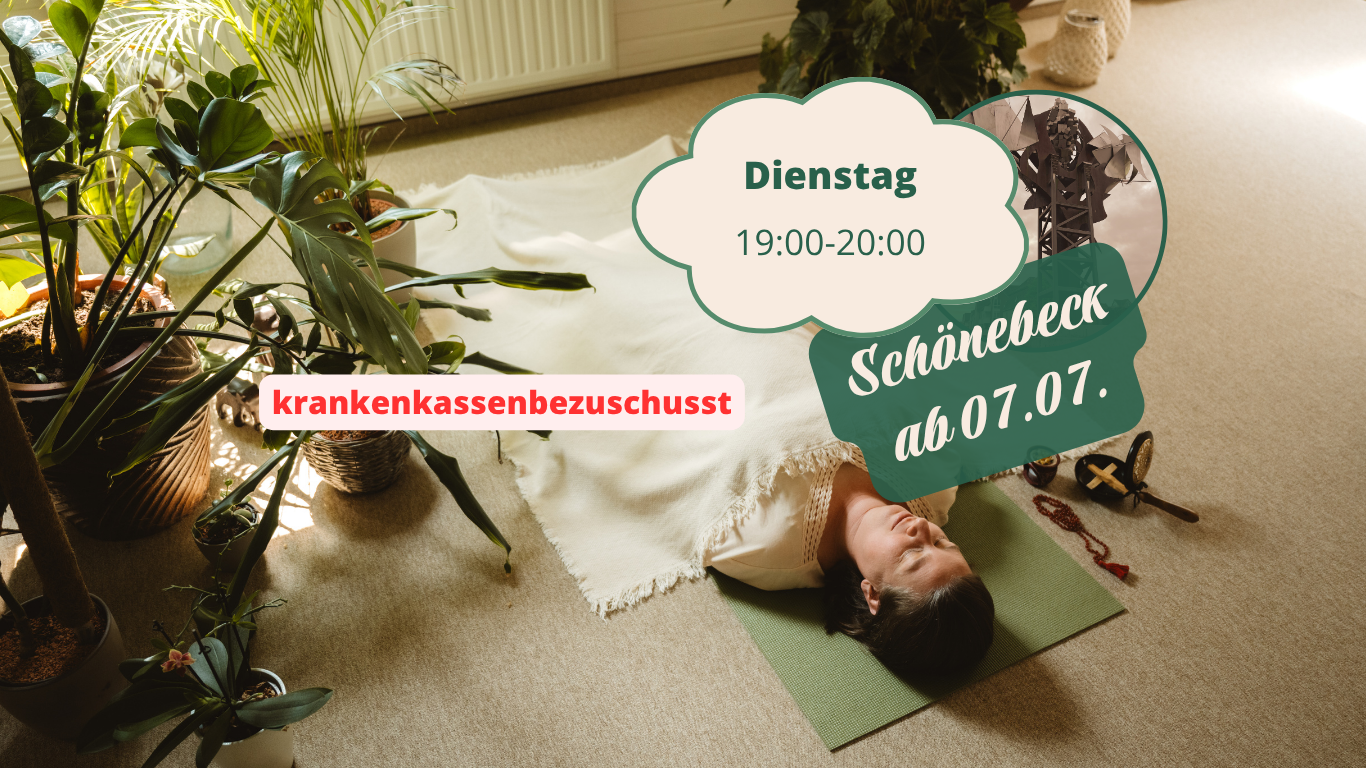Hatha Yoga in Schönebeck krankenkassen-bezuschusst ab 07.07.26 19 Uhr