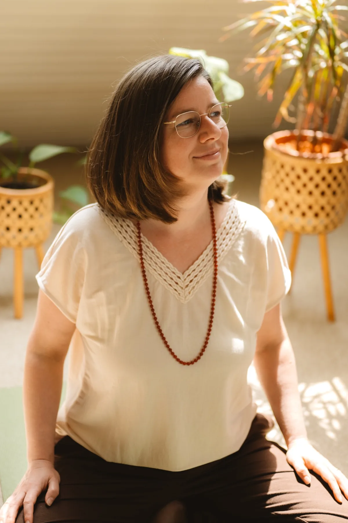 Yogalehrerin Steffi Marquardt-Schäfer aus Magdeburg